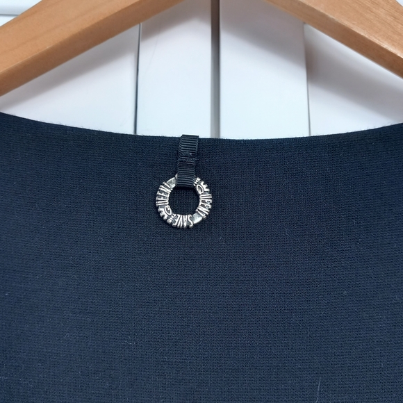 Save The Queen Black & Grey Stretch Dress Embroidered Size XL - Picture 9 of 14